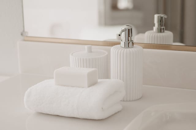 Detalle de baño impecable